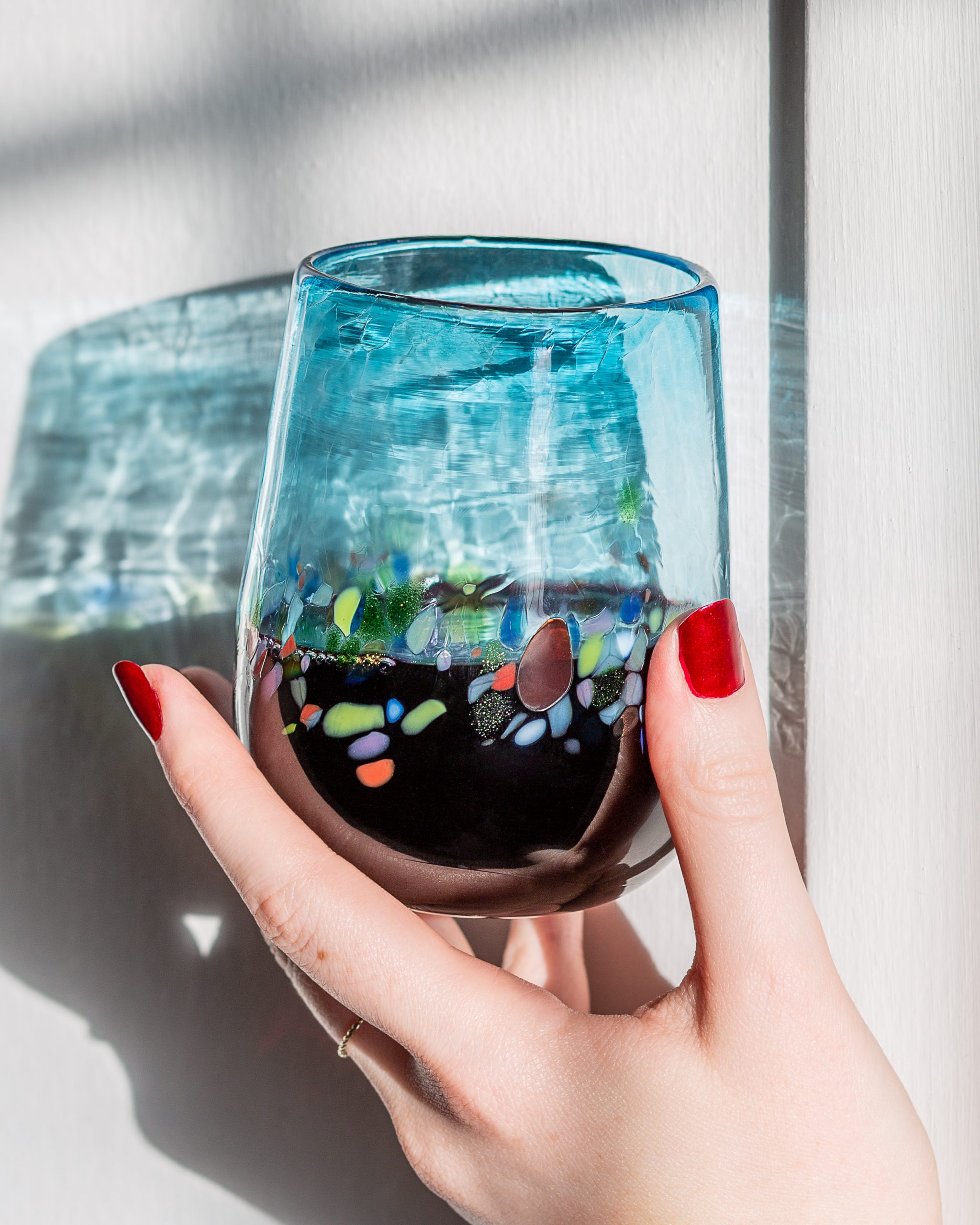 Stemless Wine Glass (set of 2) - Slow Burn Glass