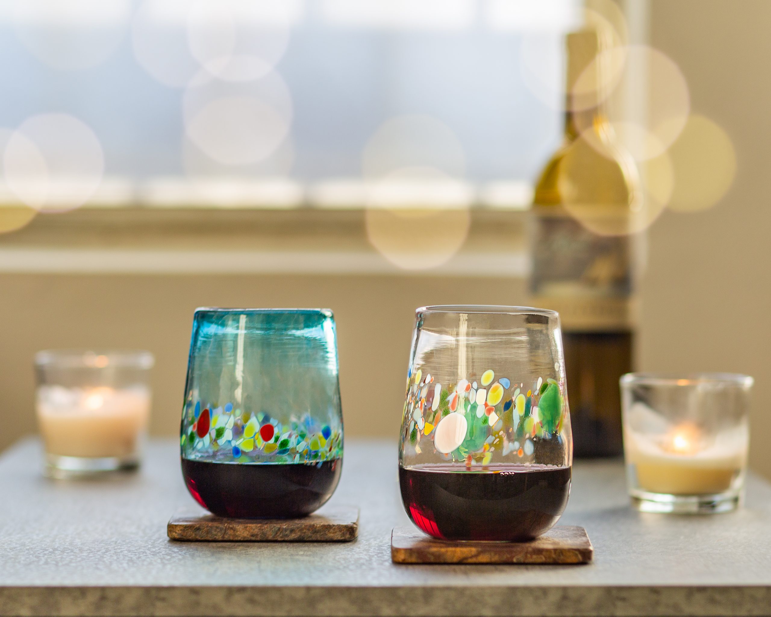 Ombre Stemless Wine Glass Set of 2 – Current Home NY